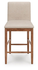 Isanti - Upholstered Barstool (Set of 2) - Light Brown