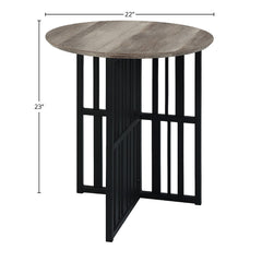 Zudora - Coffee Table - Antique Oak & Black