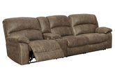Segburg - 2-Piece Power Reclining Sectional - Driftwood