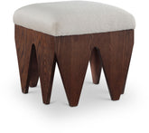 Altair - Fabric Bench - Dark Brown Base