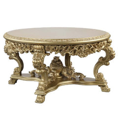 Bernadette - Round Dining Table - Gold