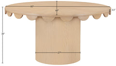 Dahlia - Oak Veneer Dining Table