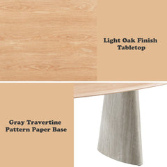 Ogin - Dining Table - Gray