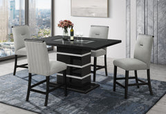 Monaco - Rectangular Bar Table - Black