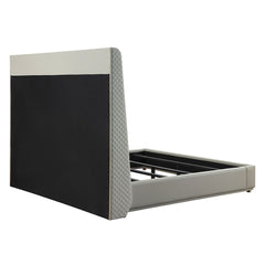 Jamonica - Eastern King Bed - Beige & Dark Brown