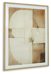 Corlain - Wall Art - Brown / Tan / White