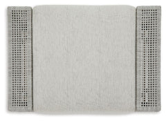 Seton Creek - Ottoman With Cushion - Gray