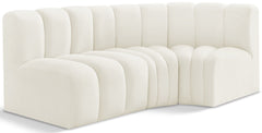 Arc - Velvet 3 Piece Sofa