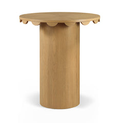 Dahlia - Solid Wood And Natural Cane Table