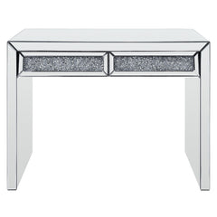 Noralie - Console Table Faux Diamonds - Mirrored