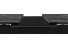 Crestmont - Extension Dining Table Faux Marble - Black