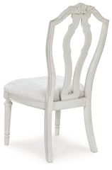 Montelaine - Dining Upholstered Side Chair (Set of 2) - Antique White