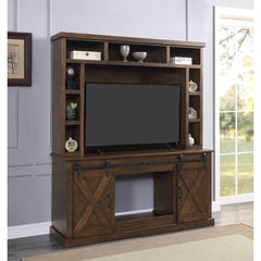 Aksel - Entertainment Center Include 91617Fir) - Walnut