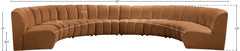 Infinity - 8 Piece Modular Sectional - Saddle