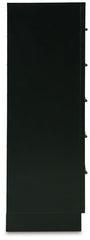 Kraeburn - Five Drawer Chest - Brown / Black