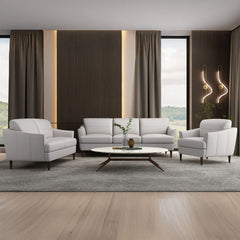 Helena - Sofa - Pearl Gray Leather
