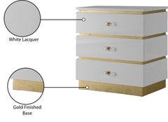 Esme - Side Table - White Lacquer