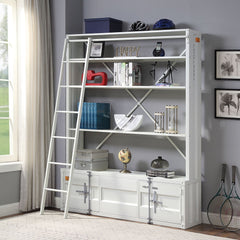 Cargo - Bookcase With Ladder - White