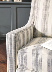 Kambria - Sillón auxiliar giratorio deslizante - Marfil / Negro