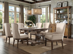 Landon - Dining Table With Leaf - Salvage Brown
