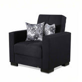 Ottomanson Armada - Upholstered Convertible Armchair With Storage - Polyester
