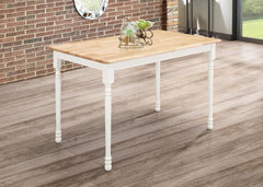 Taffee White Dining Table - MyWaynesHome #