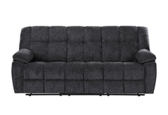 U6000 - Reclining Sofa - Black