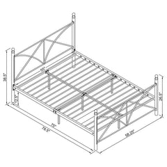 Hart Black Full Bed - MyWaynesHome #