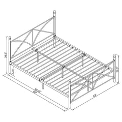 Hart Black Queen Bed - MyWaynesHome #