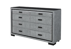 Isabella - Dresser With LED - Gray