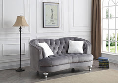 Jewel - Loveseat - Gray