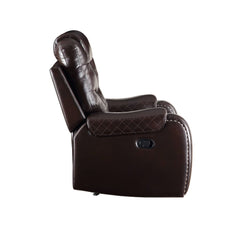 Braylon - Motion Sofa - Brown Synthetic Leather