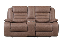 U2250 - Console Reclining Loveseat - Brown