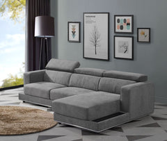 Alwin - Modular Lf Sofa - Dark Gray Fabric