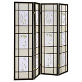 Catabella Black 4 Panel Room Divider - MyWaynesHome #