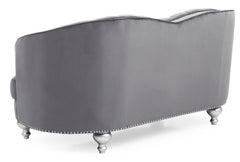 Jewel - Loveseat - Gray