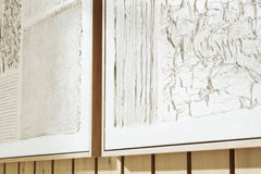 Andorfield - Wall Art Set (Set of 2) - Beige / Black / White