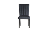 D8685 - Dining Chair - Black - Fabric
