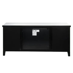 Noralie - 59" X 16" TV Stand With Fireplace - Mirrored & Faux Diamonds