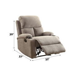 Rosia - Motion Recliner - Gray Linen