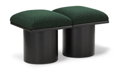 Pavilion - 2 Piece Modular Bench With Black Base