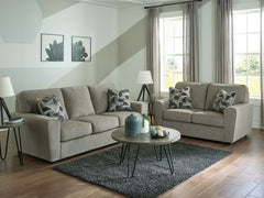 Cascilla - 2 Pc. - Sofa, Loveseat - Pewter