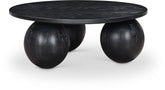 Fitch - Wood Oak Veneer Coffee Table - 3 Legs