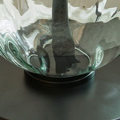 Airbal - Glass Table Lamp (Set of 2) - Clear / Black