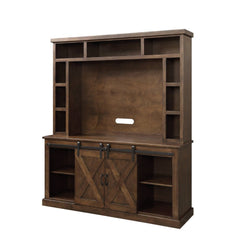 Aksel - Entertainment Center Include 91617Fir) - Walnut