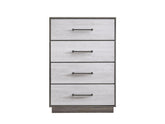 Aberdeen - Chest - Gray / Oak