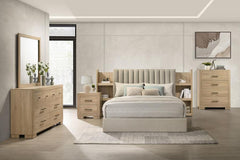 Arielle - 4-Drawer Bedroom Chest Of Drawers - Light Oak