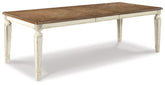 Realyn - Rectangular Dining Room Extension Table - Chipped White