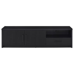 Murray - 70" 2-Door TV Stand Media Console - Black