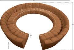 Infinity - 12 Piece Modular Sectional - Saddle